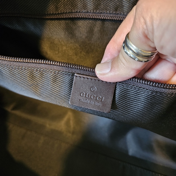 Unisex Gucci Supreme Monogram duffle  travel bag - Picture 11 of 12